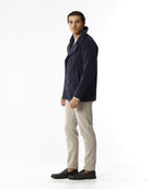 GIACCA DOPPIOPETTO VELLUTO A COSTE_BLU