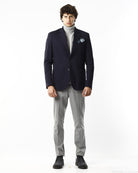 GIACCA 2BOTTONI DROP4_BLU