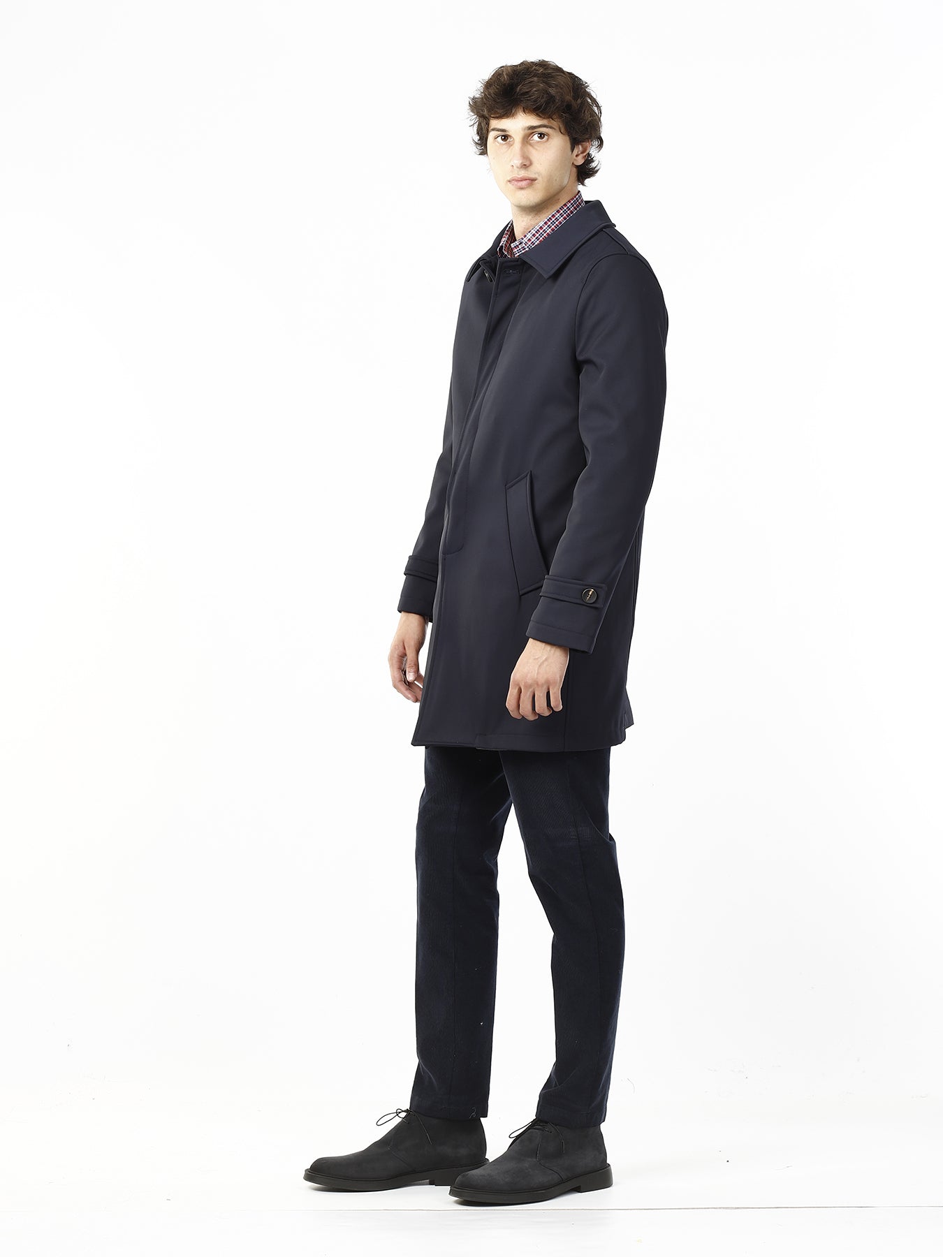 CAPPOTTO TECNICO TRENCH_BLU
