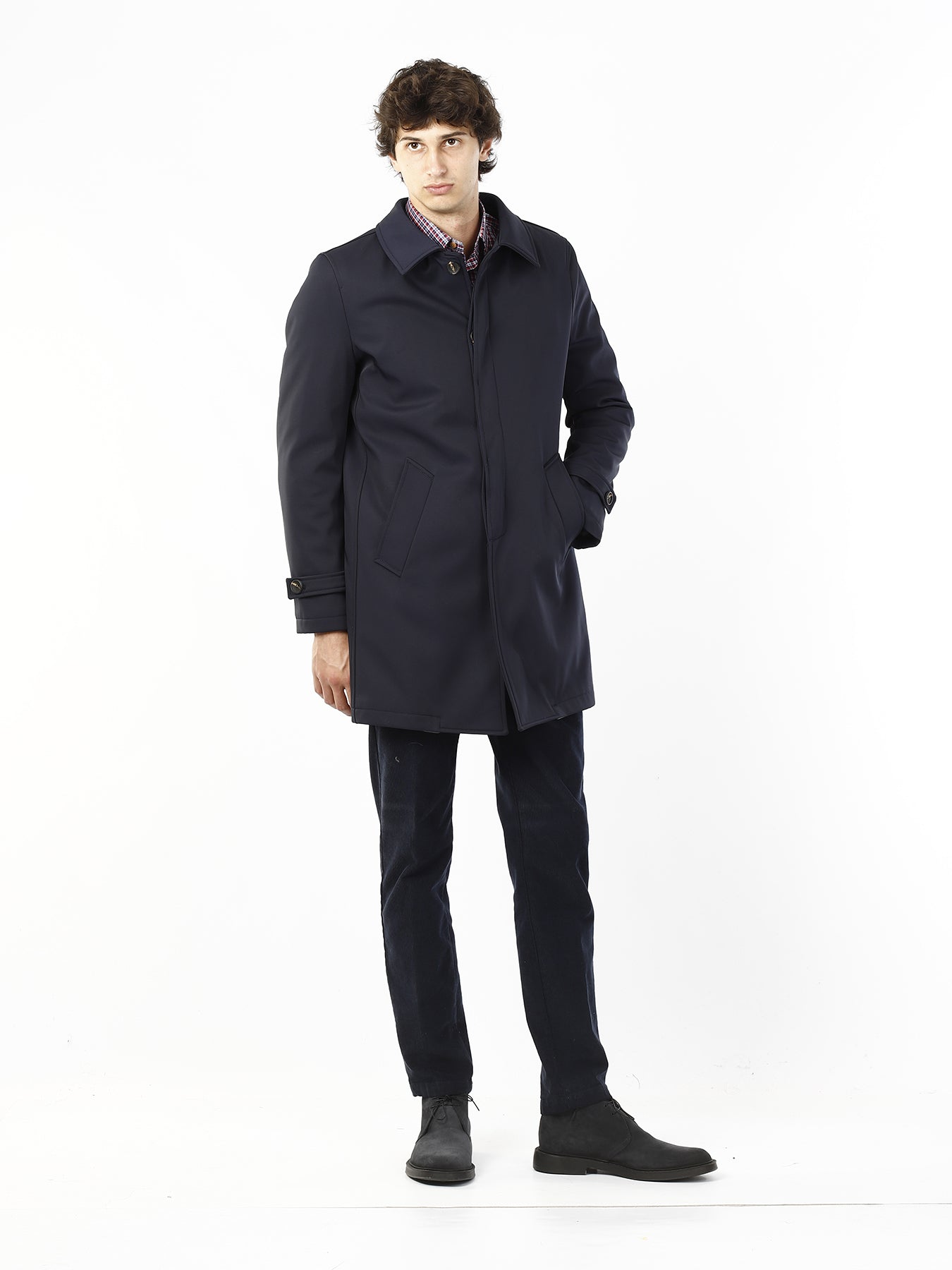 CAPPOTTO TECNICO TRENCH_BLU