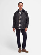 BARBOUR GIACCA BEDALE WAX_BLU