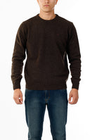 OLD RIVER MAGLIONE GIROCOLLO MINIMAL LANA_MORO