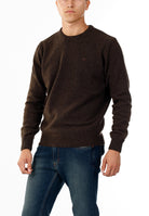 OLD RIVER MAGLIONE GIROCOLLO MINIMAL LANA_MORO