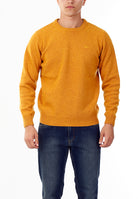 OLD RIVER MAGLIONE GIROCOLLO MINIMAL LANA_SENAPE