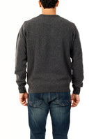 OLD RIVER MAGLIONE GIROCOLLO MINIMAL LANA_GRIGIO