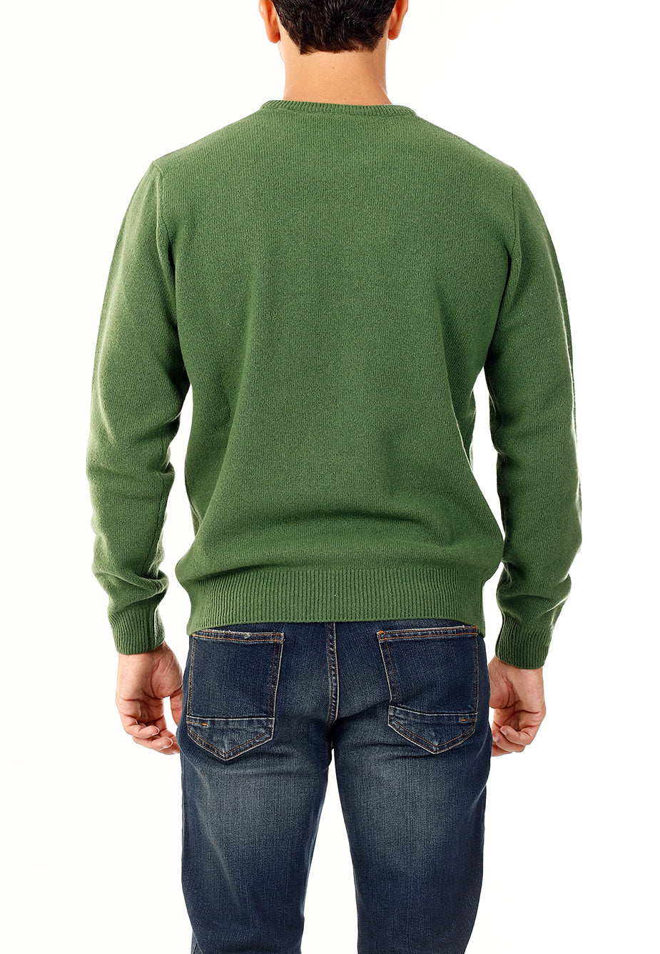 OLD RIVER MAGLIONE GIROCOLLO MINIMAL LANA_PRATO