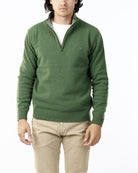 MAGLIONE CON LUPETTO MEZZA ZIP_PRATO