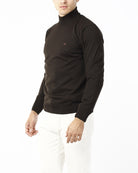 MAGLIONE COLLO LUPETTO_MORO