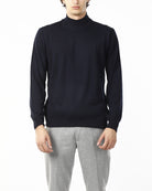 MAGLIONE COLLO LUPETTO_BLU