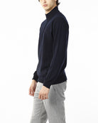 MAGLIONE COLLO LUPETTO_BLU