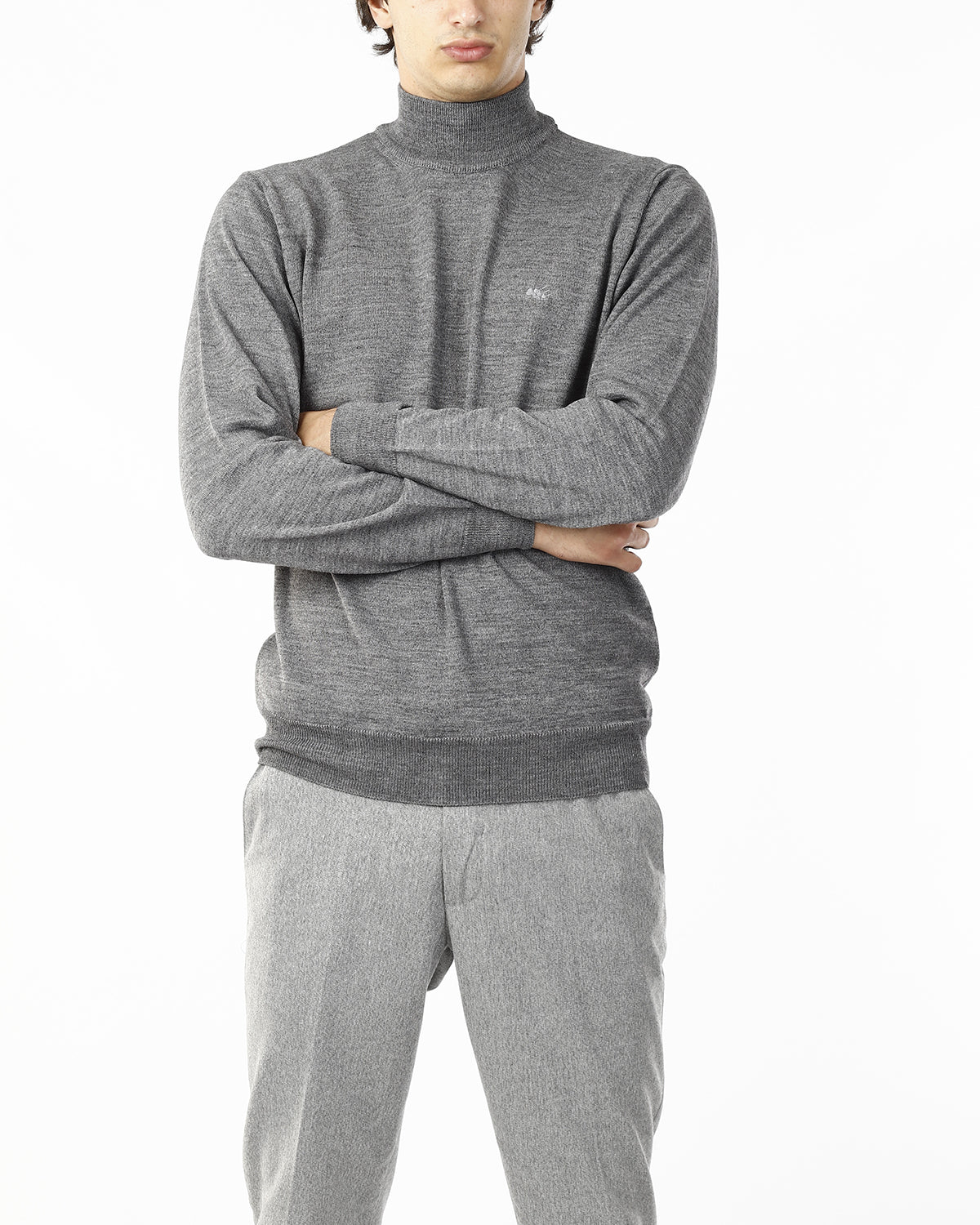 MAGLIONE COLLO LUPETTO_GRIGIO