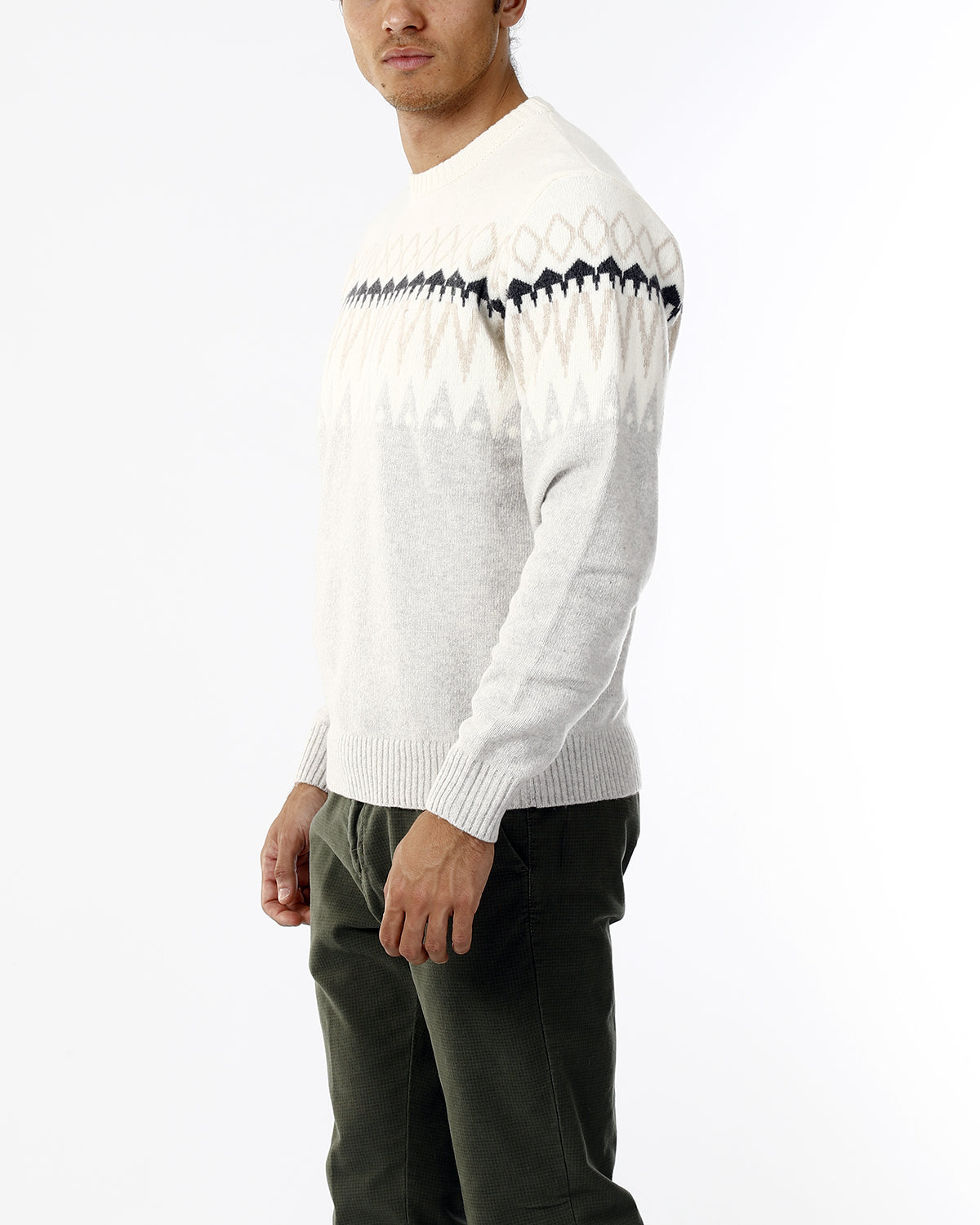 MAGLIONE GIROCOLLO FANTASIA INVERNO_GHIACCIO