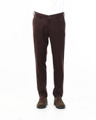 PANTALONI TASCA AMERICA SLIM_BORDEAUX