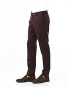 PANTALONI TASCA AMERICA SLIM_BORDEAUX