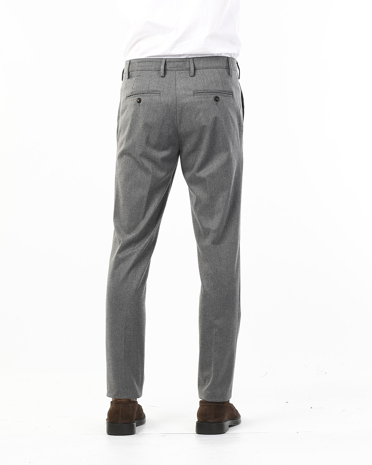 PANTALONI TASCA AMERICA SLIM_GRIGIO