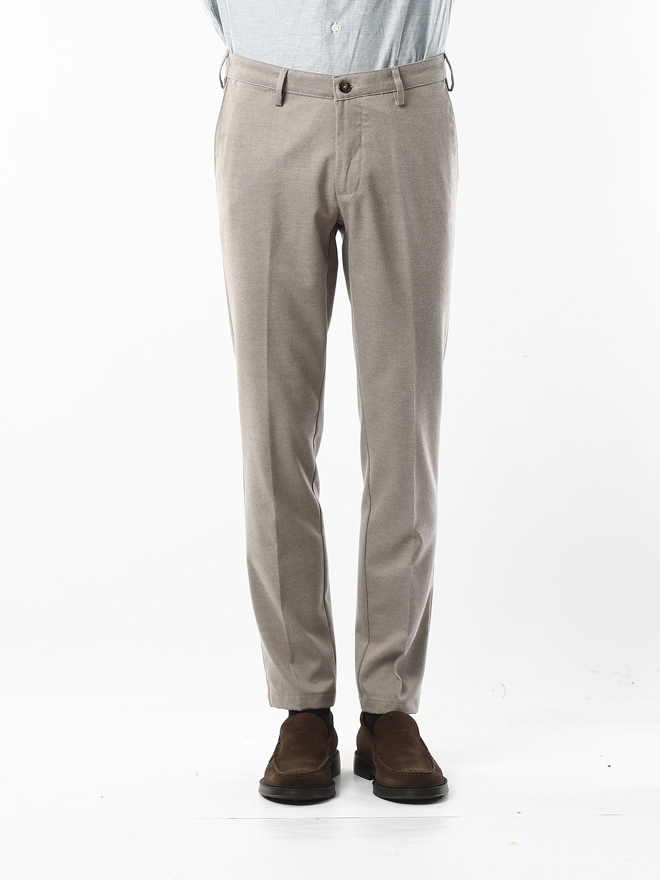 PANTALONI TASCA AMERICA SLIM_FANGO