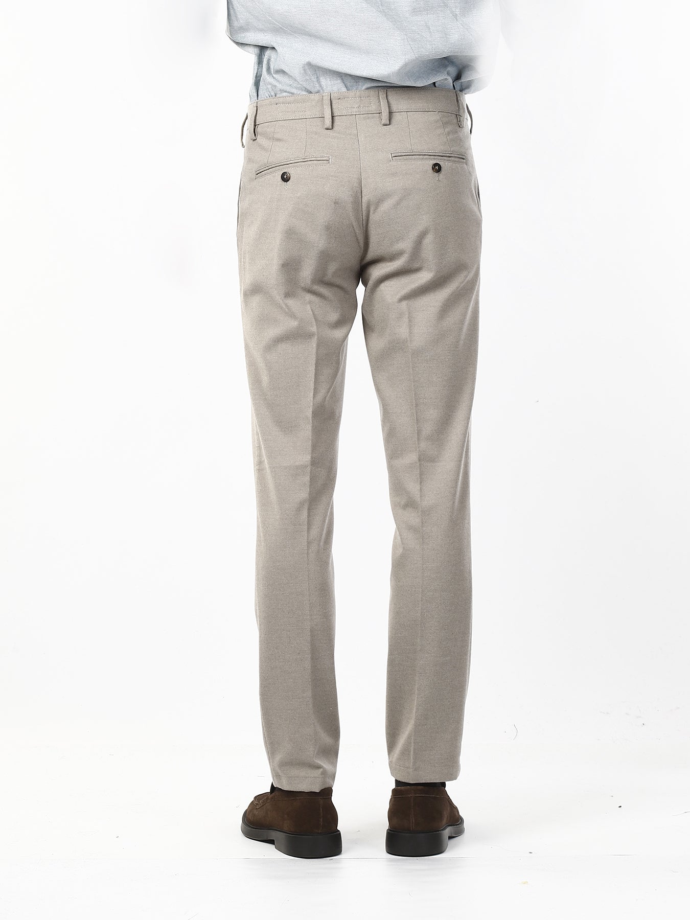 PANTALONI TASCA AMERICA SLIM_FANGO