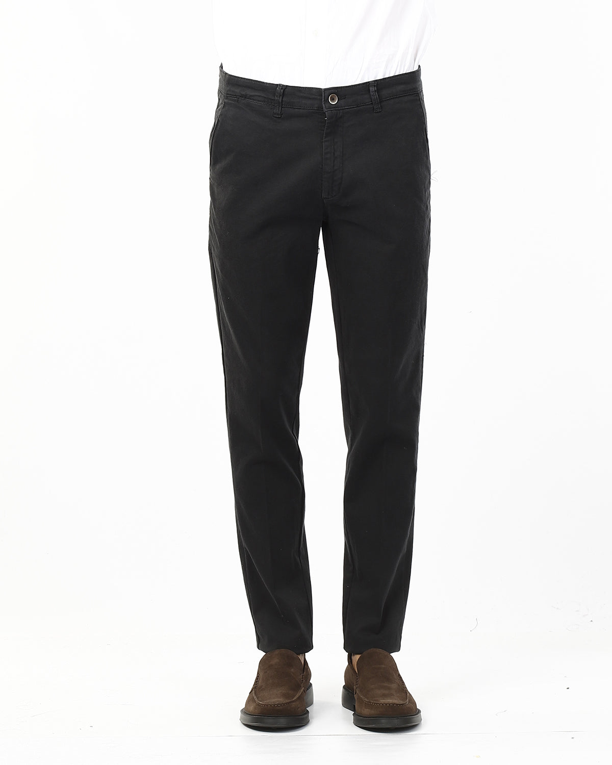 OLD RIVER PANTALONI CALOSSO ELASTAN_NERO