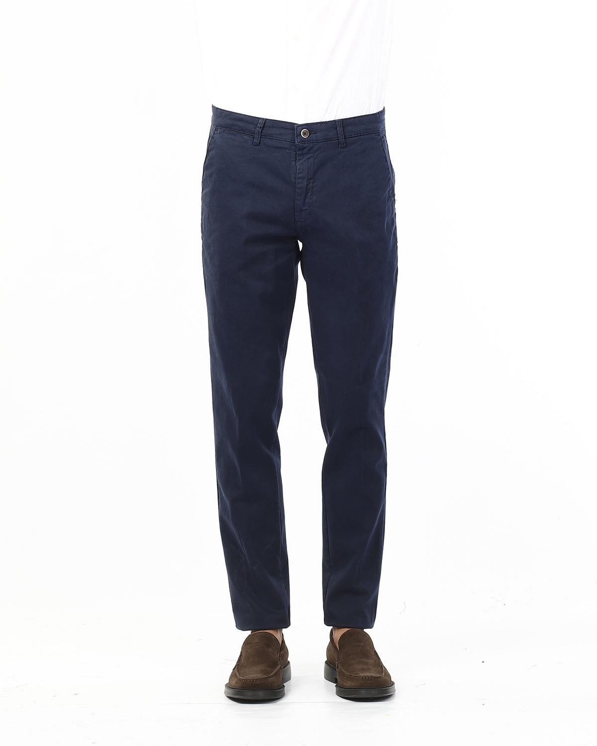 OLD RIVER PANTALONI CALOSSO ELASTAN_BLU