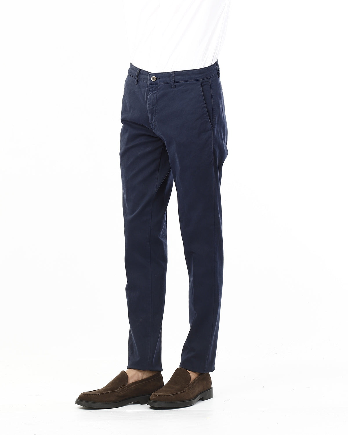 OLD RIVER PANTALONI CALOSSO ELASTAN_BLU
