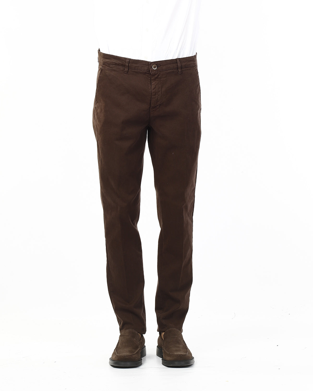 OLD RIVER PANTALONI CALOSSO ELASTAN_MORO