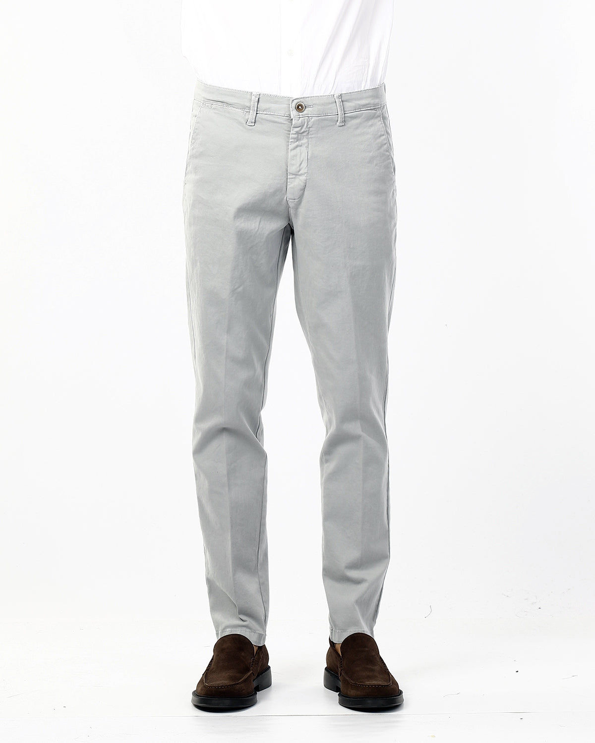 OLD RIVER PANTALONI CALOSSO ELASTAN_PERLA