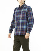 CAMICIA IN FLANELLA SCOZZESE_BLU