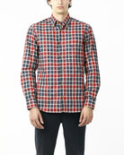 CAMICIA IN FLANELLA SCOZZESE_ROSSO