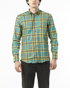 CAMICIA IN FLANELLA SCOZZESE_GIALLO