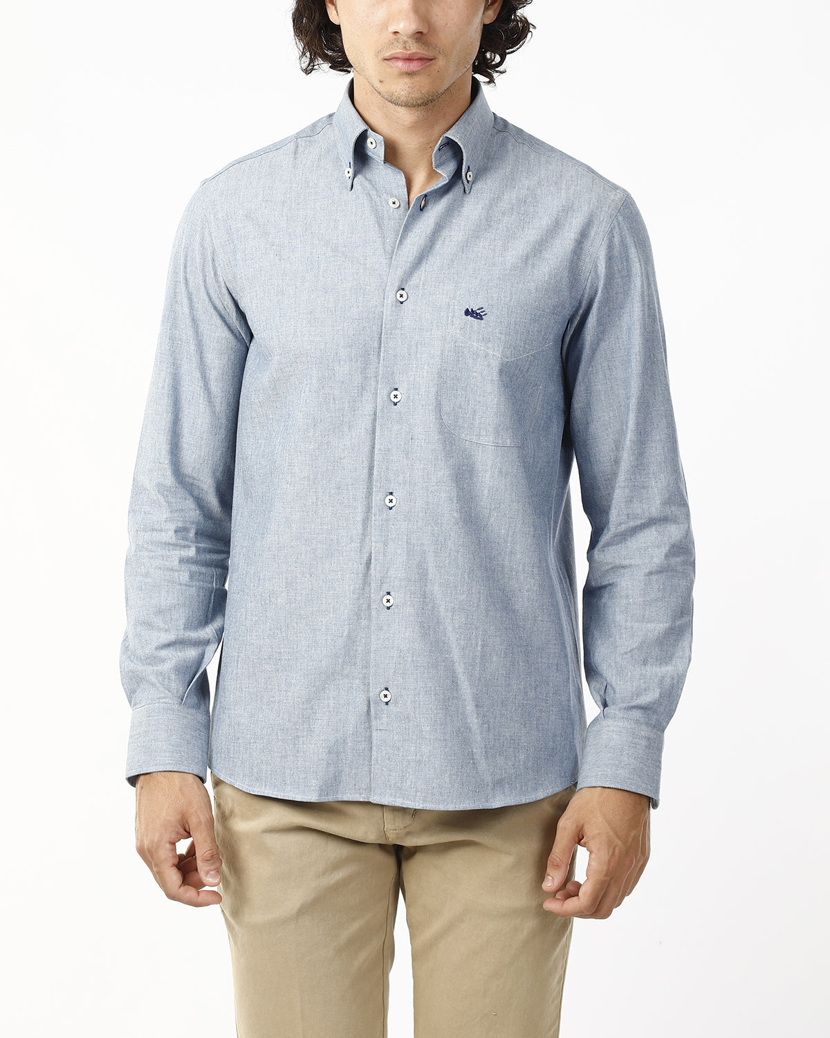 CAMICIA DENIM BUTTON DOWN