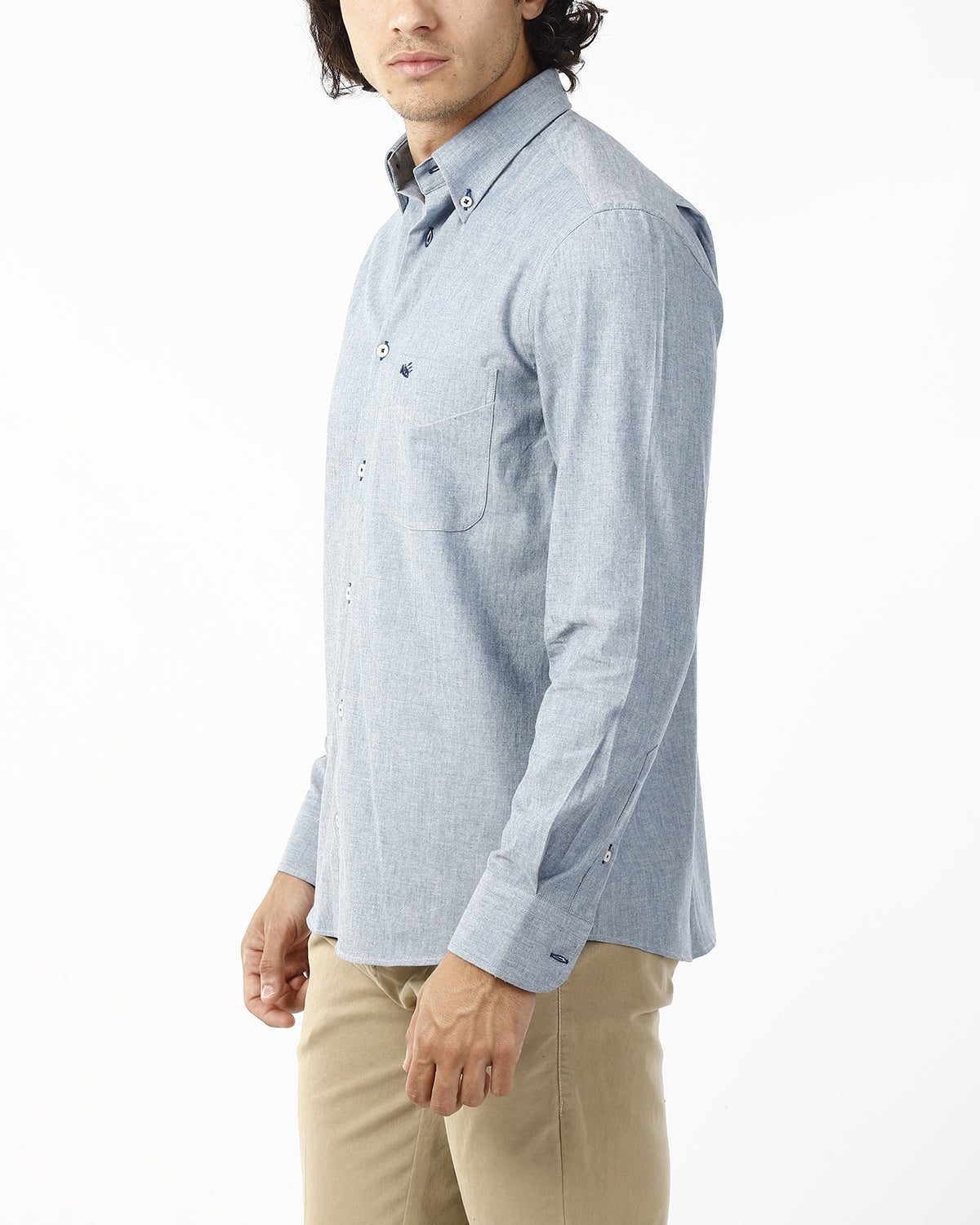 CAMICIA DENIM BUTTON DOWN