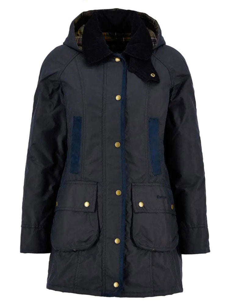BARBOUR  GIACCA BOWER WAX_NY92_NAVY/CLASSIC