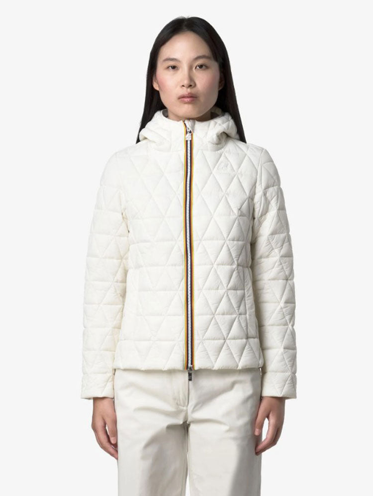 KWAY LIL DIAMOND QUILTED WARM_X42_WHITE GARDENIA