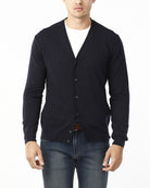 CARDIGAN MAGLIA RASATISSIMA_BLU