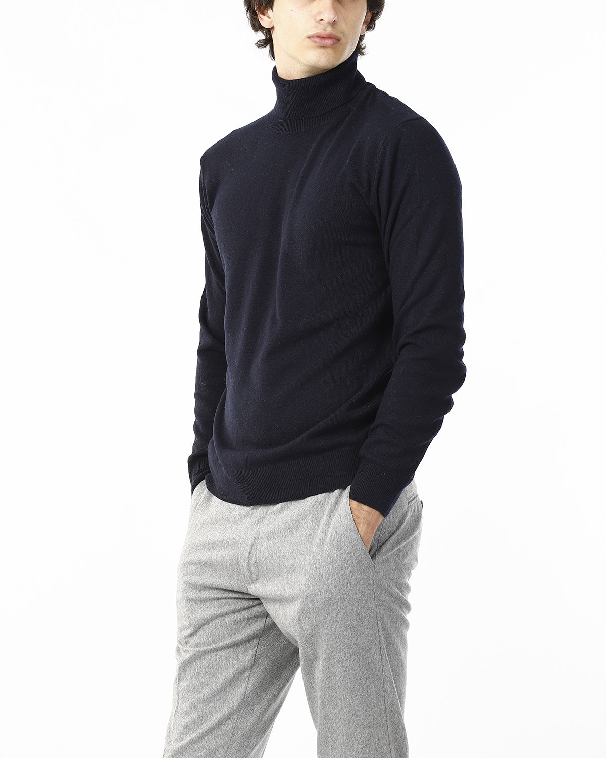 MAGLIONE COLLO CICLISTA_BLU