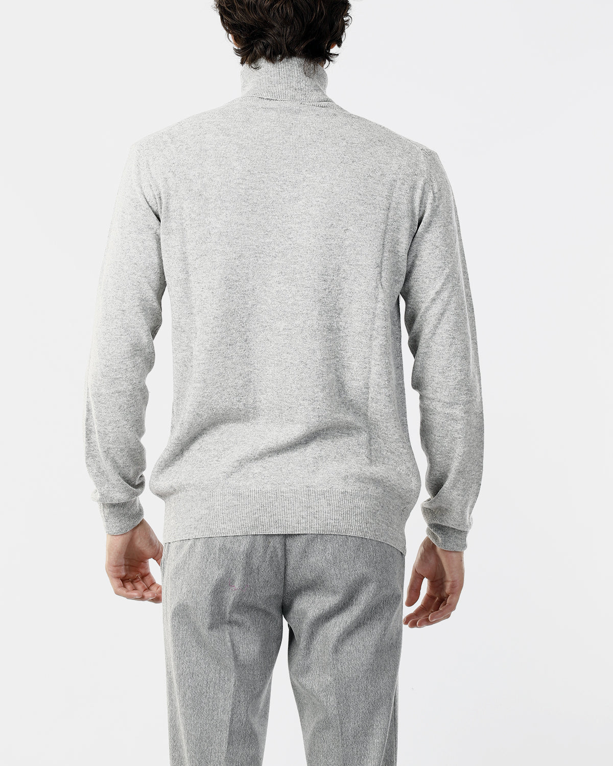 MAGLIONE COLLO CICLISTA_GRIGIO