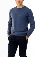 MAGLIONE GIROCOLLO MISTO CASHMERE RASATO_AVION