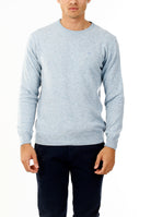 MAGLIONE GIROCOLLO MISTO CASHMERE RASATO_ZUCCHERO