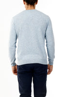 MAGLIONE GIROCOLLO MISTO CASHMERE RASATO_ZUCCHERO