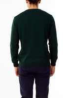 MAGLIONE GIROCOLLO MISTO CASHMERE RASATO_VERDE