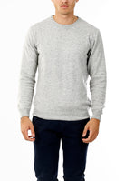 MAGLIONE GIROCOLLO MISTO CASHMERE RASATO_PERLA
