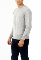 MAGLIONE GIROCOLLO MISTO CASHMERE RASATO_PERLA