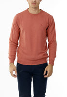 MAGLIONE GIROCOLLO MISTO CASHMERE RASATO_ARAGOSTA