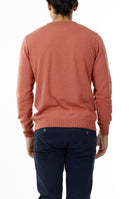 MAGLIONE GIROCOLLO MISTO CASHMERE RASATO_ARAGOSTA