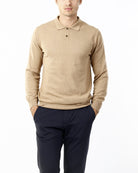 POLO IN MAGLIA_BEIGE