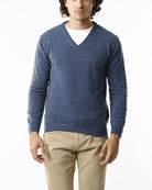 MAGLIONE RASATO SCOLLO V_AVION