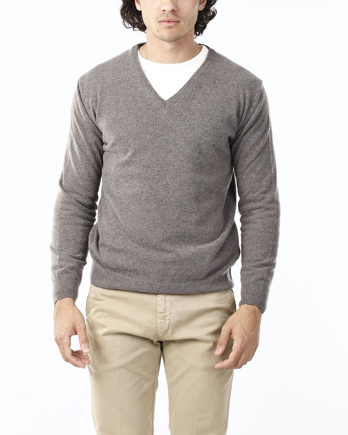 MAGLIONE RASATO SCOLLO V_MOOD