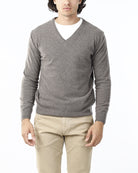 MAGLIONE RASATO SCOLLO V_MOOD