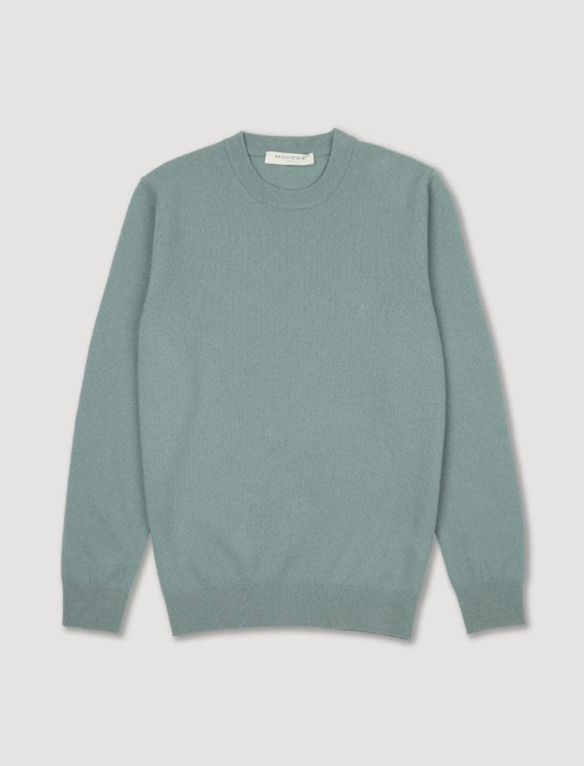 BROOKSFIELD MAGLIONE GIROCOLLO IN PURA LANA_TIGLIO