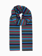 GALLO_AP514452_SCIARPONE TAGLIO VIVO PILE RIGHE MULTICOLOR